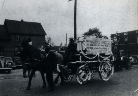 The original Pagoria Express Service vehicle 