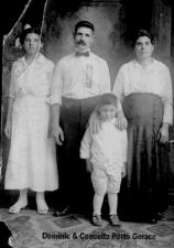 Celia Gerace, Dominic Gerace, Joseph (?), and Concetta (Porto) Gerace